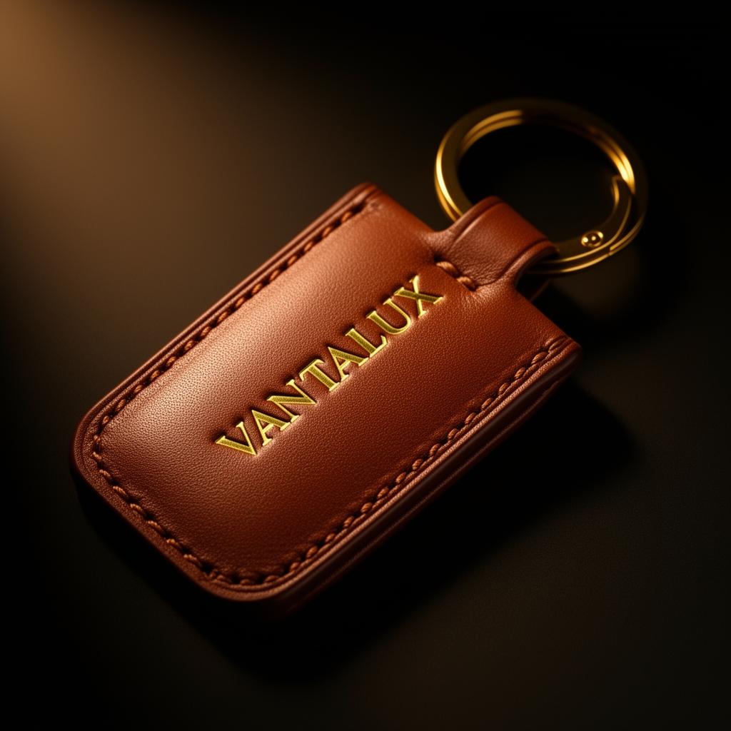 Saddle Leather + Gold Wordmark